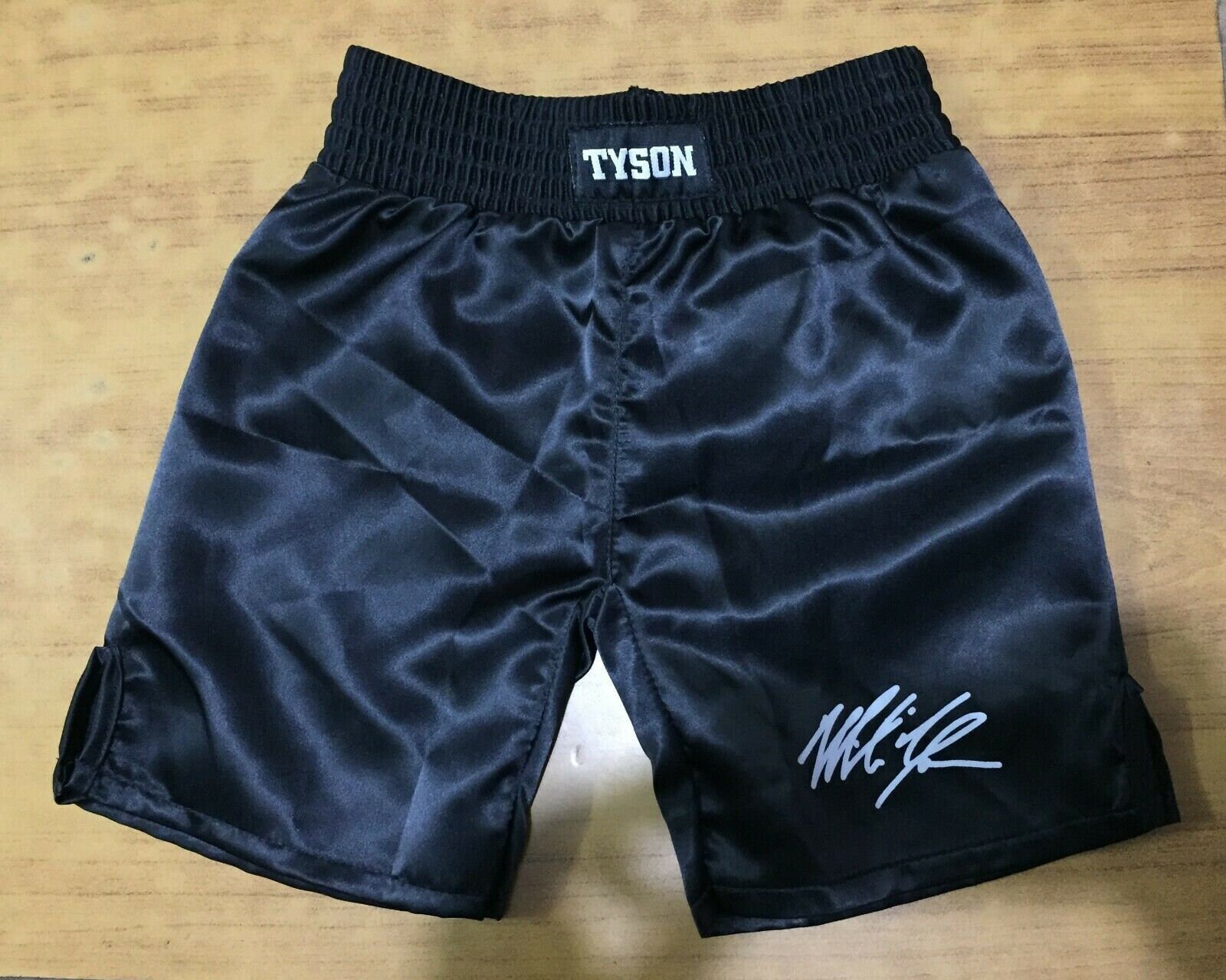 Autographed Boxing Shorts Mike Tyson for Adults small Etsy