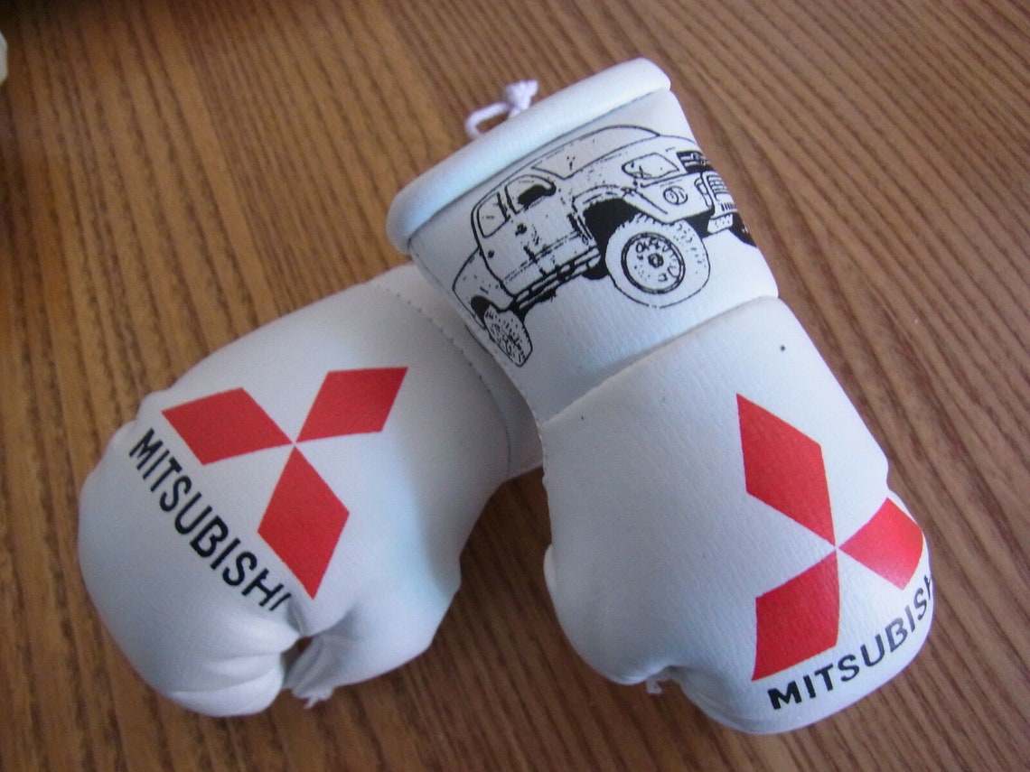 Mitsubishi Pickup Mini Boxing Gloves for rear view mirror Etsy