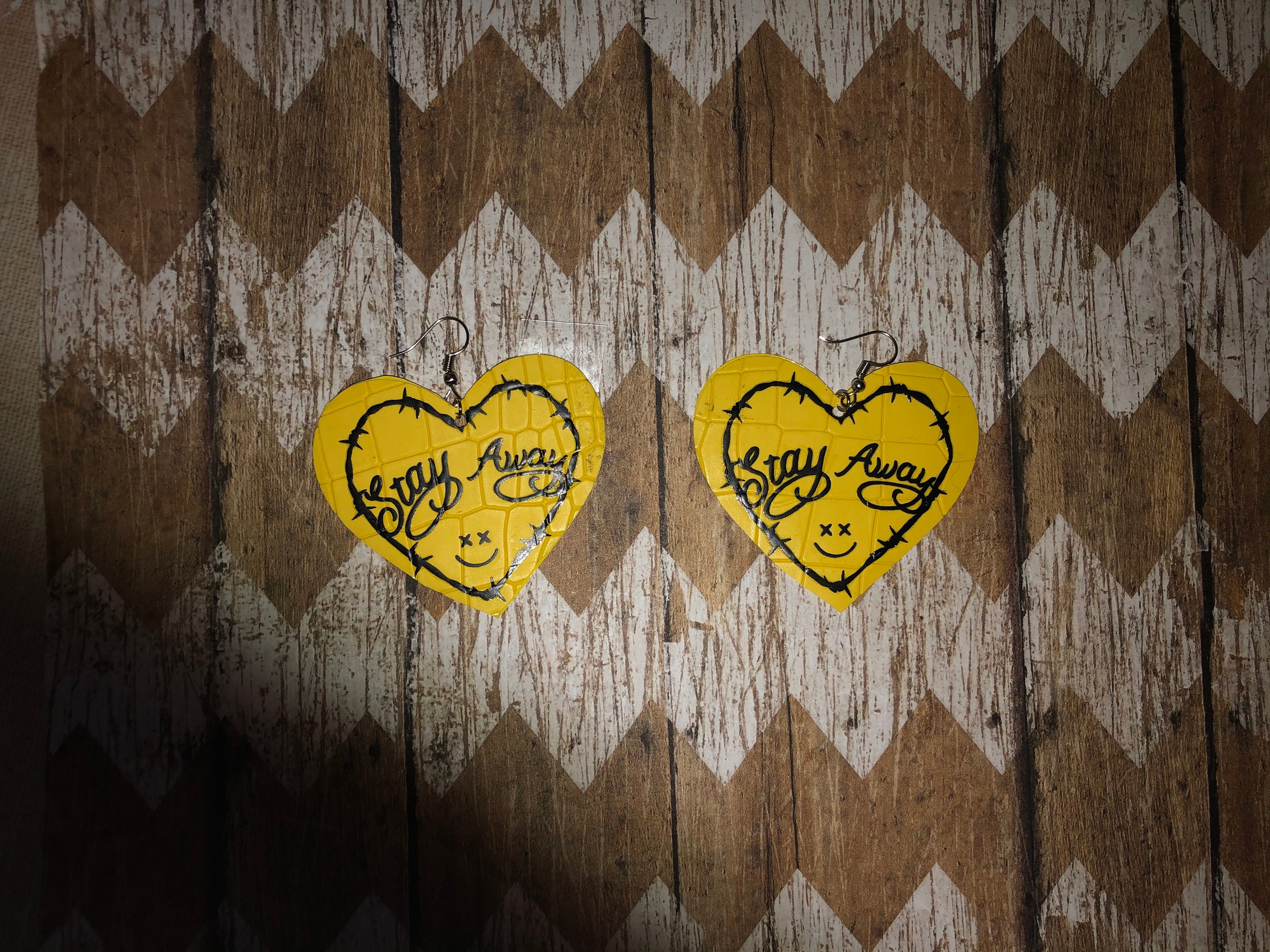 Post Malone inspired earrings Etsy