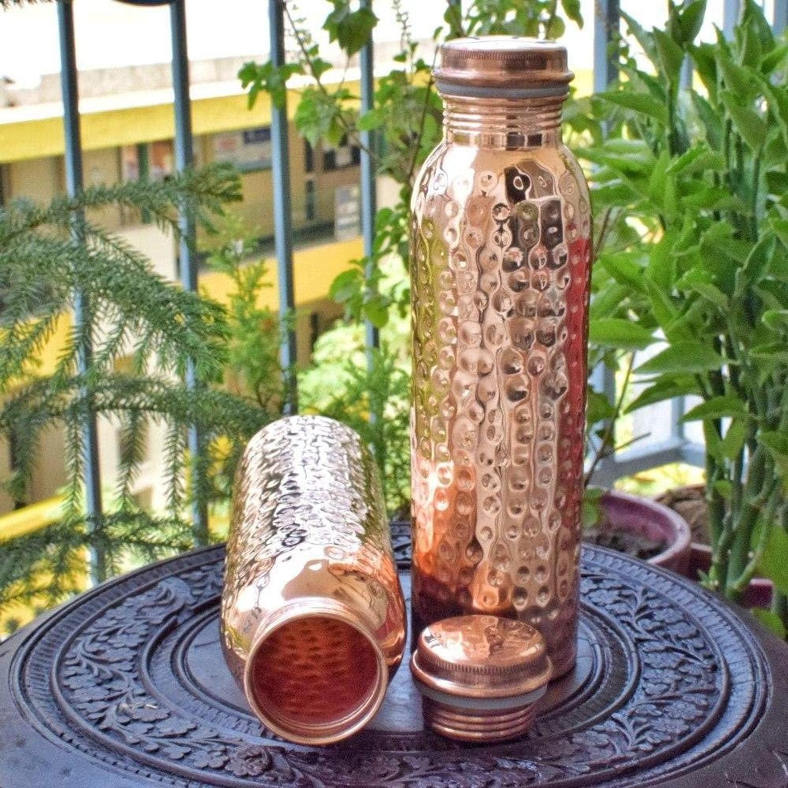 Pure Copper Bottle India BEST QUALITY Take it to your Etsy