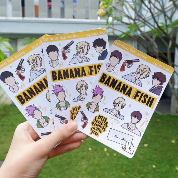 Banana Fish Sticker Sheet Series Ash Lynx Okumura Eiji Anime Etsy Banana Fish Sticker Sheet Series Ash Lynx Okumura Eiji Anime Etsy