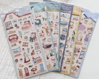 Mind Wave My Home Journal Stickers