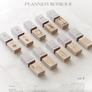 Nyret Design Vol 8 Planner Series ll Rubber Stamp