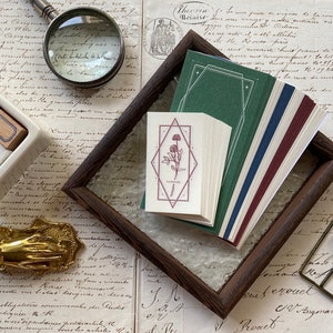 Loidesign Memo Pad Record Oval Collection Letterpress