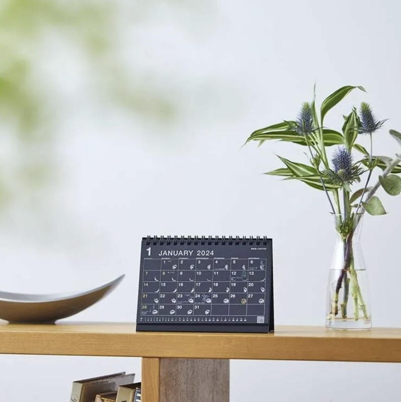 Koyomi Seikatsu 2025 Sora Desk Calendarblack Planner, Journal, Bullet