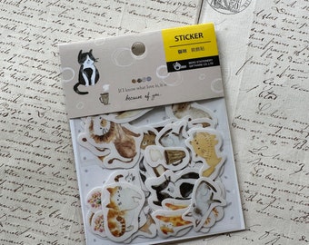 Berg Stationery X Pion Cat Stickers
