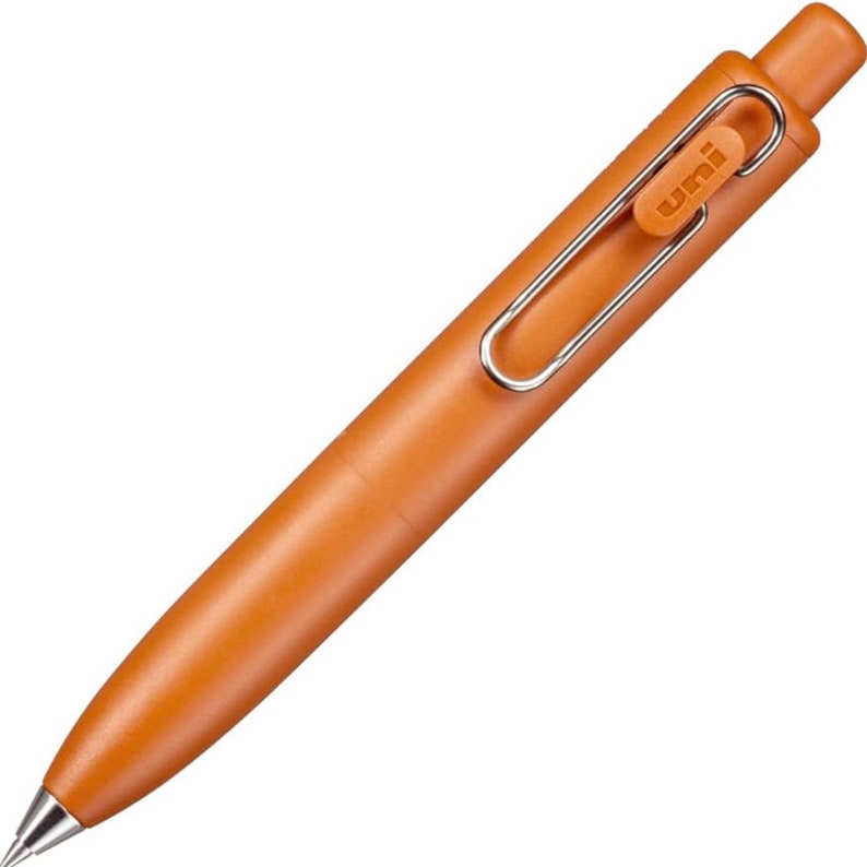 Uni-ball One P Gel Pen 0.38 / 0.5 mm Pocket Sized Journal Supplies, Notebook, Planner, Scrapbook, Gift Wrapping Japanese Stationery Mandarin Orange 0.38