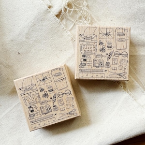 Stacey Yellow Studio Stationery Collection Rubber Stamp