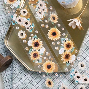 Loidesign Sunflower Glossy PET Tape 1 Loop 90 cm