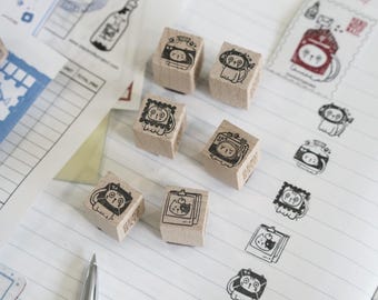 Black Milk Project Rubber Stamp - Neko Mail (XS)