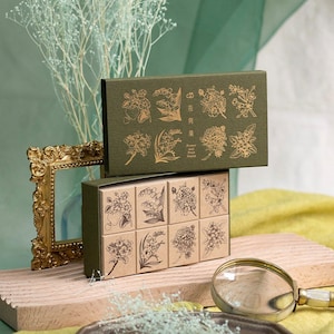 Loidesign Blumen und Früchte Stempel Set
