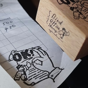 Carimbo de borracha OK Yamadoro | Suprimentos de artesanato para caderno, álbum de recortes, diário, embrulho de presente, planejador | Artigos de papelaria taiwaneses