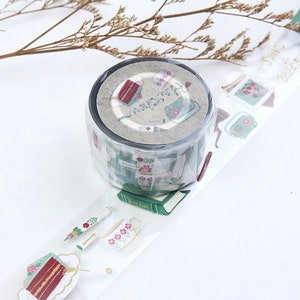 Hsu Hsu Wild Rose PET Tape Sample: Taiwanese Planner Scrapbook Embellishment