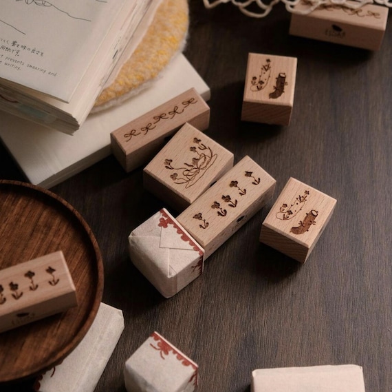 ドイツ製 輸入ラバースタンプ マウント済 『額縁の中のブラウニーズ