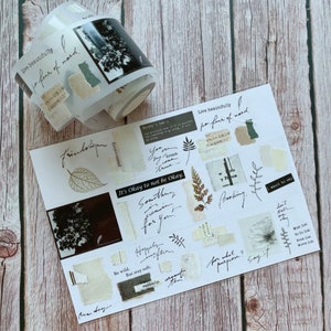 Shiwu Studio PET Tape - Collage 10 | 1 Roll 1000 cm