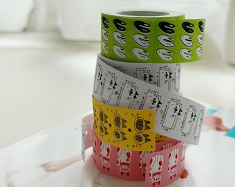 Somesortof.fern Katze Mini-Sticker Musterband