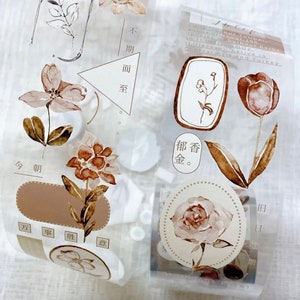 Freckles Tea Vol.3 Autumn Leaves glanzende PET-tape 1 lus 100 cm
