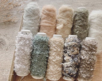 Avril Yarn Samples | Craft Supplies for Journal, Planner, Scrapbook, Junk Journal, Snail mailing, Card making | Japanese Stationery