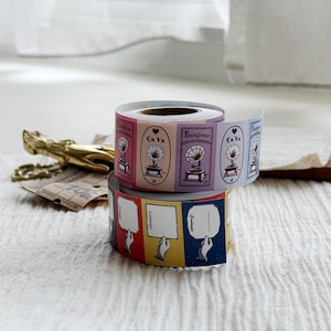 Loidesign Frames & Hands Sticker Tape: Mini Label Sample
