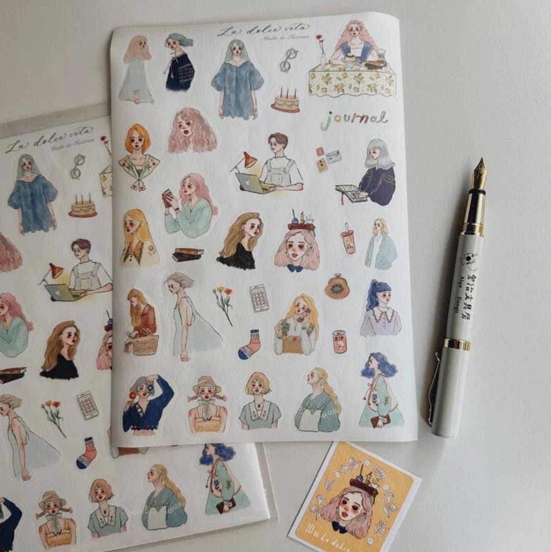 La Dolce Vita Beautiful Existence Die Cut Stickers - Etsy