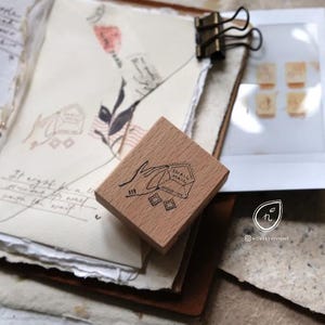Tampon en caoutchouc Nove Celeste, courrier postal, fournitures pour travaux manuels, emballage cadeau, carnet, carnet de notes, carnet de notes, agenda, carte, décoration, cadeau pour elle vintage