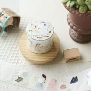 Cinta adhesiva PET Teayou Palette Life Vol 1, 1 rollo, 1000 cm