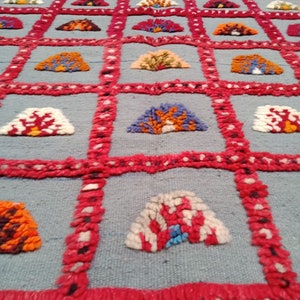 Vintage rug 3×5 ft. Moroccan akhnif rug, vintage berber rug, Moroccan kilim, handmade wool rug, home decor