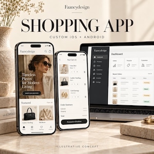 Sviluppo di app di e-commerce personalizzate, app di shopping brandizzate per iOS e Android