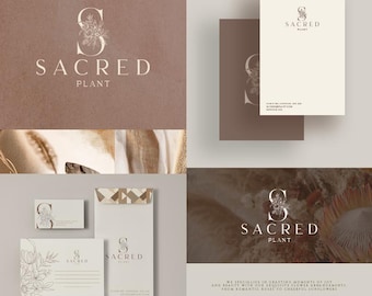 Custom Logo Design Branding Kit: Stationery & Social Media