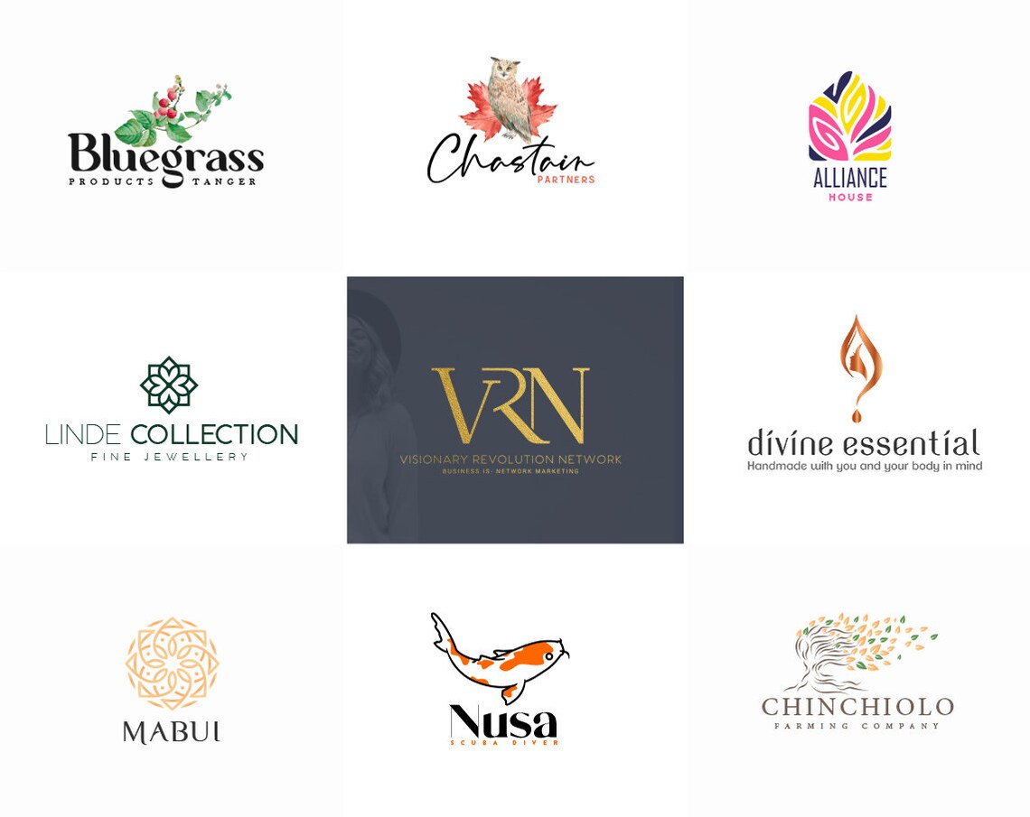 Custom Logo Design: Unique Branding for Small Business - Etsy