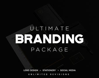 Custom Logo Design and Branding Package, Business Stationery and Social Media