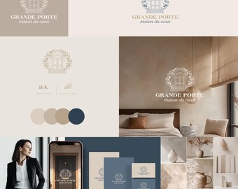 Custom Logo Branding Package: Hand-Drawn Business Design