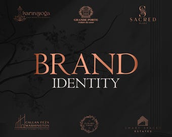 Aangepast zakelijk brandingpakket: modern logo-ontwerp