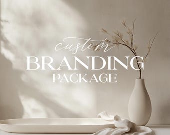 Custom Logo Design Branding Package: Stationery & Social Media Kit
