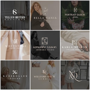 Modern luxury logo design | Elegant, custom branding for jewelry, real estate, fashion, cosmetic, beauty, and signature logos.