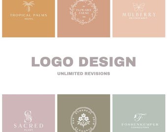 Custom Logo Design for Business Branding, Digital Files and Revisions