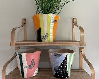 Funky Abstract Ceramic Plant Pot