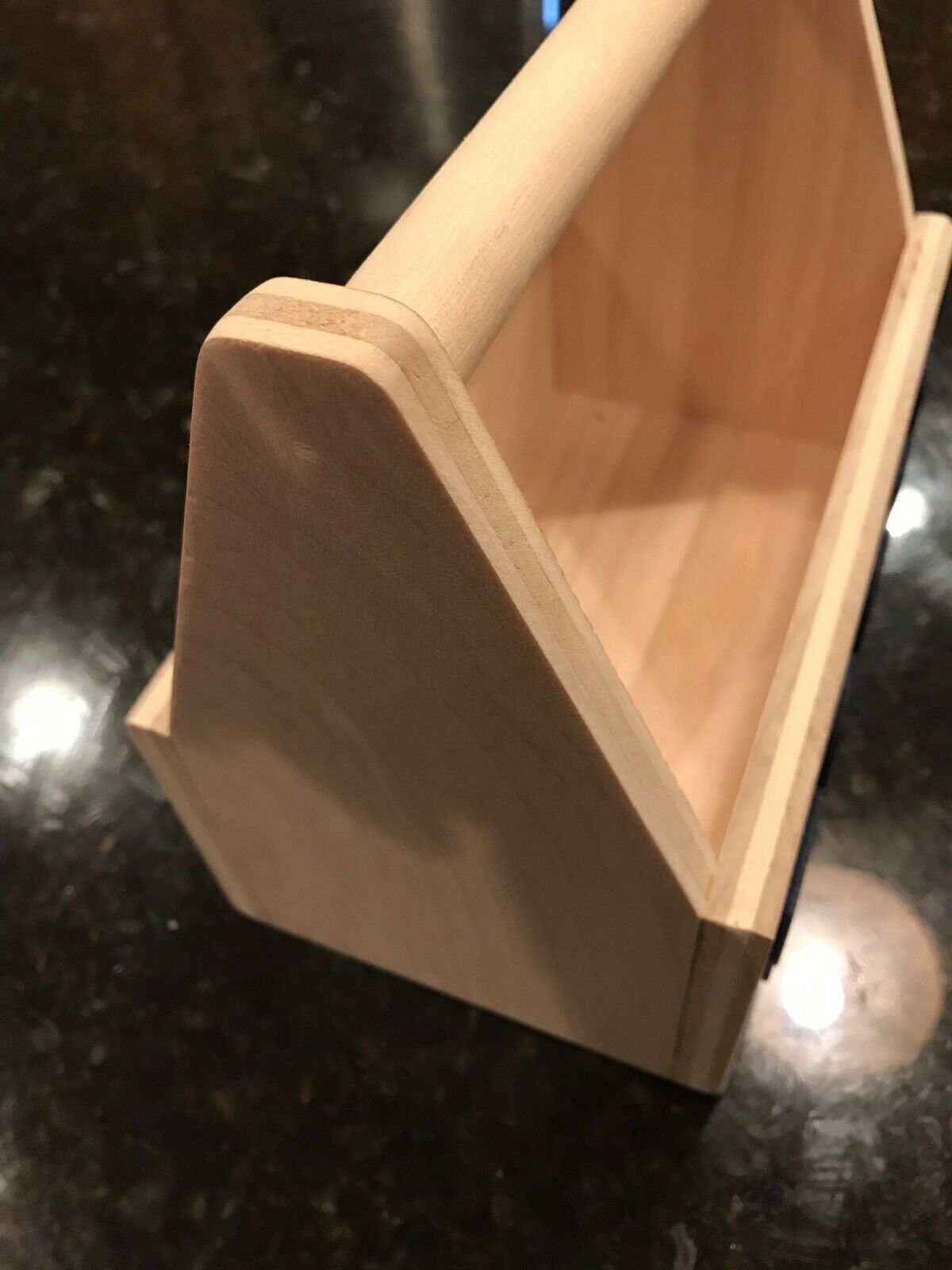 Wooden Toy Tool Box With Handle USA Handmade Etsy