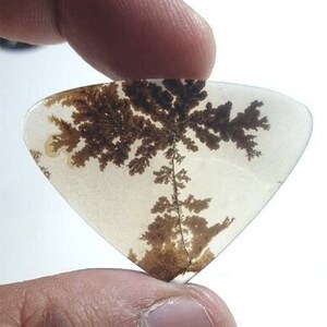 Wunderschöner Designer Dendriten Achat !!! NATÜRLICHER Dendritenachat Cabochon, loser Edelstein, 30 x 42 mm Dendritenachat zur Herstellung von Schmuckanhängern.