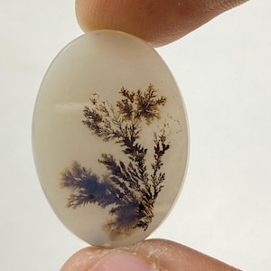 Riesige Größe !!! Dendritenachat Cabochon, lose Edelstein, dendritische Achat für die Herstellung von Schmuck Pendent Größe 25X18 MM