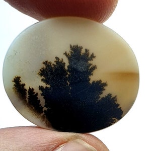 Riesige Größe 26x22 MM !!! Dendritenachat Oval Cabochon, lose Edelstein, dendritischen Achat für die Herstellung von Schmuck Pendent