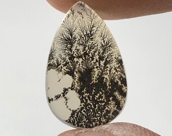 100% Natural Scenic Agate !!! Tree agate , Dendritic quartz, Dendritic agate Scenic Agate Gemstone, Dendritic Agate Stone RING size 16x10 MM