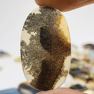 Natürlicher Achat !!! Dendritenachat Birne Cabochon, Lose Edelstein, Dendritenachat 16x27 Größe für die Herstellung von Schmuck Pendent