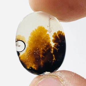 Wunderschöner Designer Dendriten Achat !!! NATÜRLICHER Dendritenachat Cabochon, loser Edelstein, 13x16 MM Dendritenachat für die Herstellung von Schmuck Pendent.