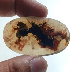 Wunderschöner Designer Dendriten Achat !!! NATÜRLICHER Dendritischer Achat Cabochon, loser Edelstein, 30 x 51 mm Dendritischer Achat zur Herstellung von Schmuckanhängern.