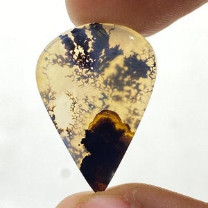 Riesige Größe !!! Dendritenachat Cabochon, Lose Edelstein, Dendritenachat für die Herstellung von Schmuck Pendent Größe 21 x 15 MM