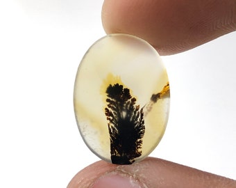 100% Natural Scenic Agate !!! Tree agate , Dendritic quartz, Dendritic agate Scenic Agate Gemstone, Dendritic Agate Stone RING size 17x13 MM