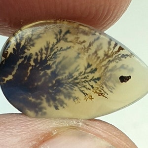 Riesige Größe !!! Dendritenachat Birne Cabochon, Lose Edelstein, Dendritenachat für die Herstellung von Schmuck Pendent Größe 15 x 10 MM