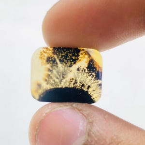 Riesige Größe !!! Dendritenachat Birne Cabochon, Lose Edelstein, Dendritenachat für die Herstellung von Schmuck Pendent Größe 16 x 12 MM