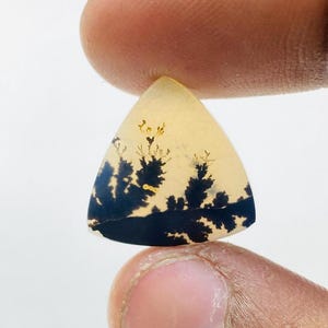 Riesige Größe !!! Dendritenachat Birne Cabochon, Lose Edelstein, Dendritenachat für die Herstellung von Schmuck Pendent Größe 22 x 12 MM